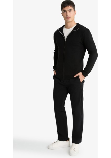 Standart Fit Dik Yaka Fermuarlı Triko Hırka C8158AX25AU modelleri