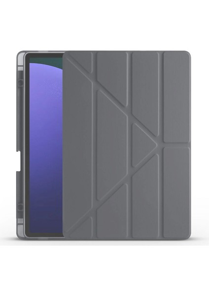 Samsung Galaxy Tab S10 Lite 2025 Yatay ve Dikey Standlı Antişok Köşe Korumalı Kalemlikli Origami Slikon Kılıf SM-X400 fiyatları