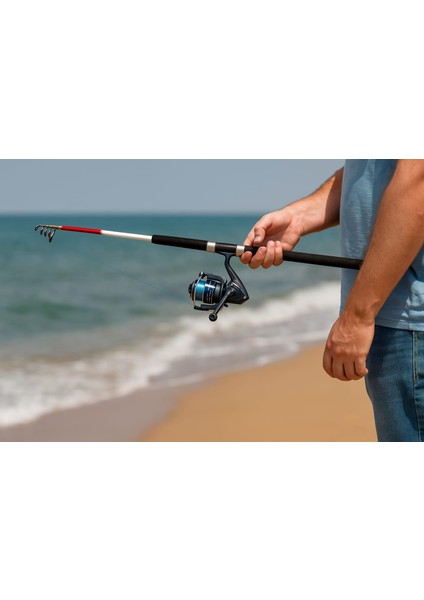 Calypso 6000 Hobi Kıyı Olta Seti - 300 cm (Kamış-Makine)