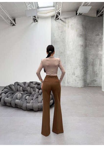 230 gr Poly Viscose Full Lycra Ispanyol Paça Pantolon fiyatları