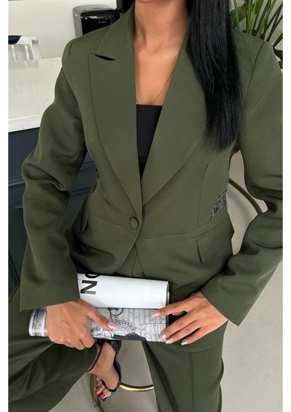 Sırt Dantel Detay Premium Takım Elbise 10031 modelleri