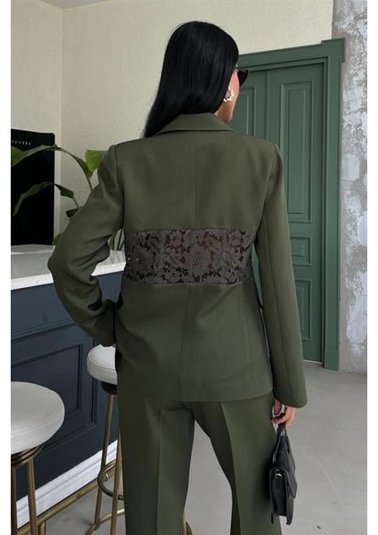 Sırt Dantel Detay Premium Takım Elbise 10031 fırsatları