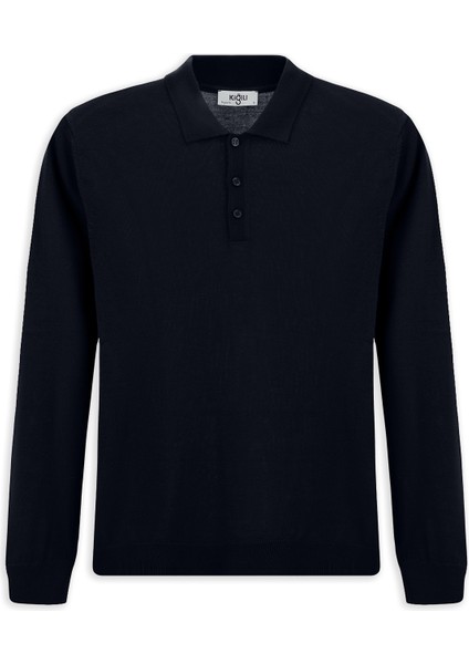 Polo Yaka Regular Fit Yünlü Triko Kazak modelleri