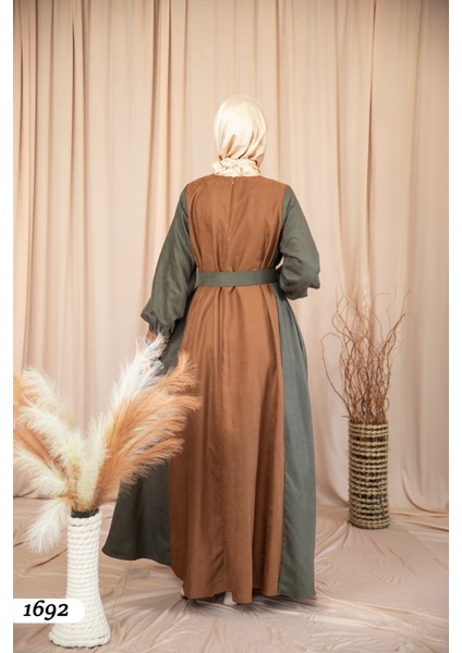 Süet Elbise 1692 modelleri