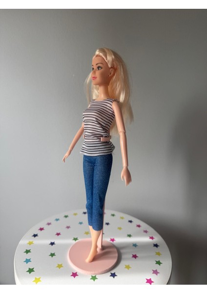 Oyuncak Bebek Tutucu Stand | Barbie & Moda Bebekler için Şık Sergileme Aparatı