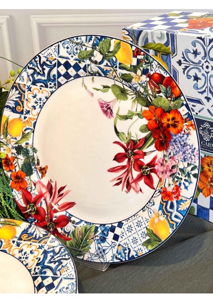 Italy Garden Servis Tabak 6'lı modelleri