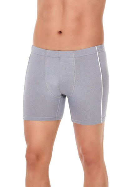 Erkek Tekli Gri Arabiyeli Çizgili Modal Boxer fiyatları