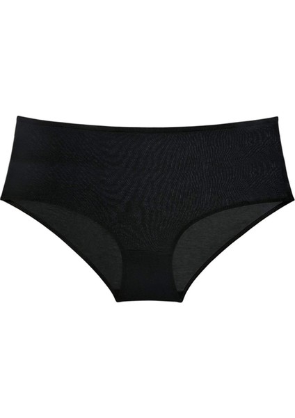 3 Adet Kadın Yüksek Bel Bato Külot Siyah Beyaz Gri modelleri