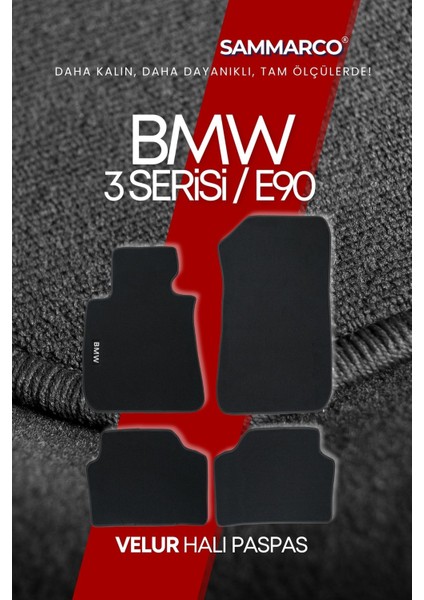 Bmw 3 Serisi E90 2006-2013 Halı Paspas Velur Paspas Kumaş Paspas Oto Paspas modelleri