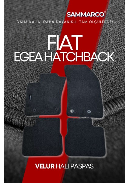 Fiat Egea Hatchback Halı Paspas Velur Paspas Kumaş Paspas Oto Paspas modelleri