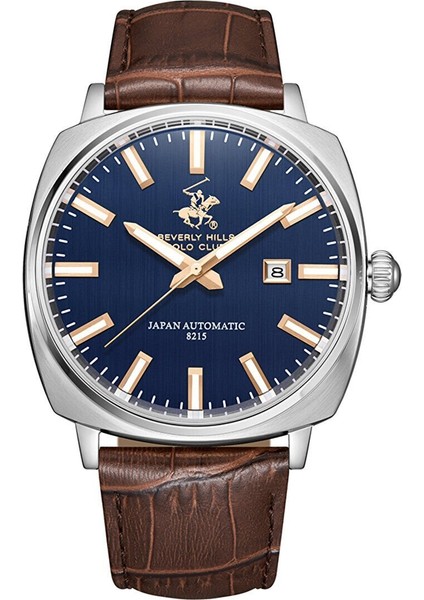 BP3687X.392 Otomatik Erkek Kol Saati | Mavi Kadran & Kahverengi Deri Kordon