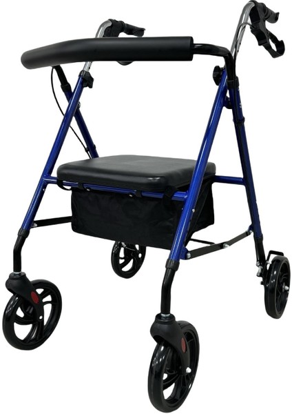 Rr-02 Katlanabilir Alüminyum Rolatör Mavi