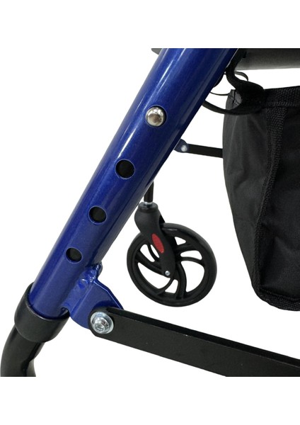 Rr-02 Katlanabilir Alüminyum Rolatör Mavi