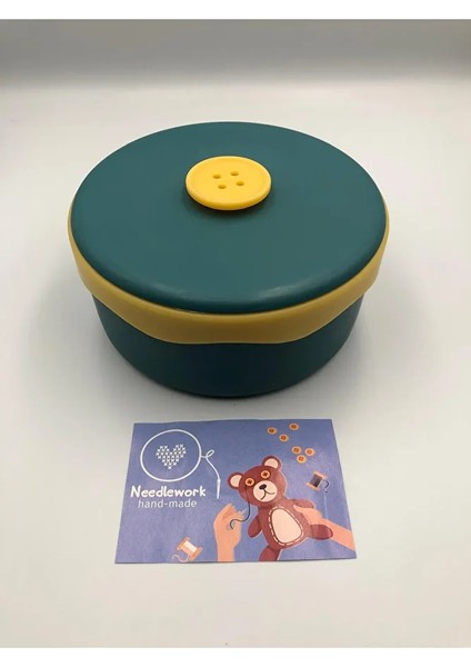 Dikiş Nakış Kiti, Set, Çeyiz, Düğün, Taşınabilir, Düğme Desen