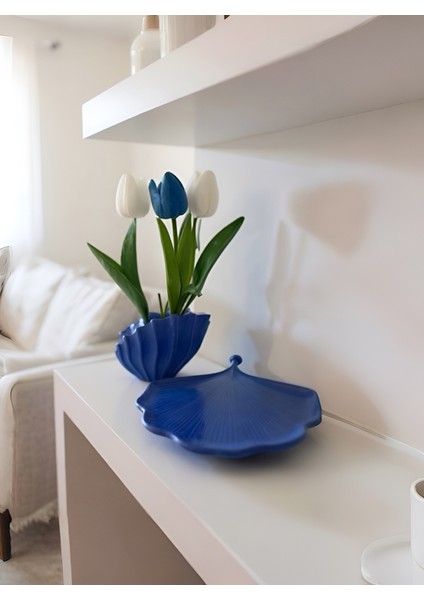 Mavi Doğal Formlar 3’lü Dekoratif Set – Metalik Mavi fiyatları