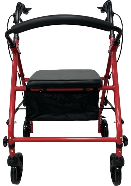 Rr-01 Katlanabilir Rolatör Kırmızı – Yeni