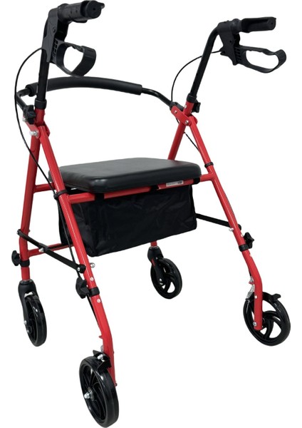 Rr-01 Katlanabilir Rolatör Kırmızı – Yeni modelleri