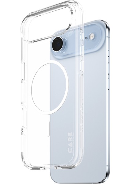 Care By Panzerglass Flagship iPhone Air Transparent Urban Explorer Beyaz Magsafe Uyumlu Kılıf
