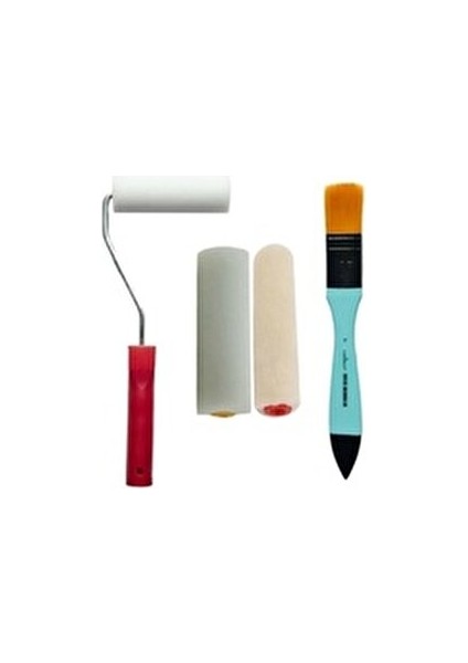 İz Bırakmayan İpek Fırça Seti 10CM Kadife Rulo ve Parmak Fırça ile Sanatsal Çalışmalar İçin