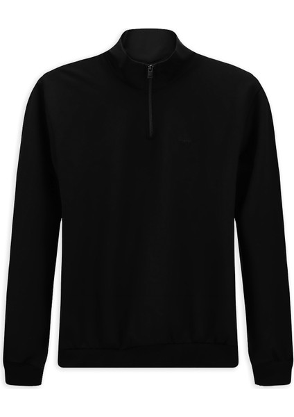 Regular Fit Fermuarlı Yarım Balıkçı Yaka Sweatshirt modelleri
