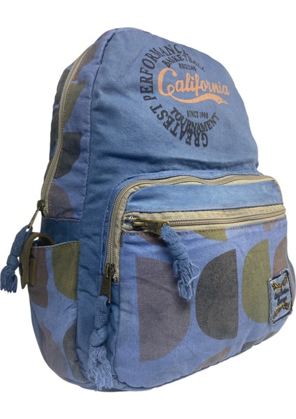 Kaliteli Renkli Vintage Disayn Günlük Sırt Gezi Okul Seyahat Çantası 31 cm x 41 cm modelleri