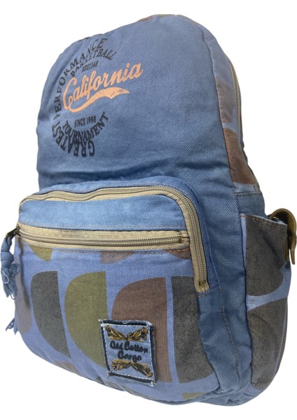 Kaliteli Renkli Vintage Disayn Günlük Sırt Gezi Okul Seyahat Çantası 31 cm x 41 cm fırsatları
