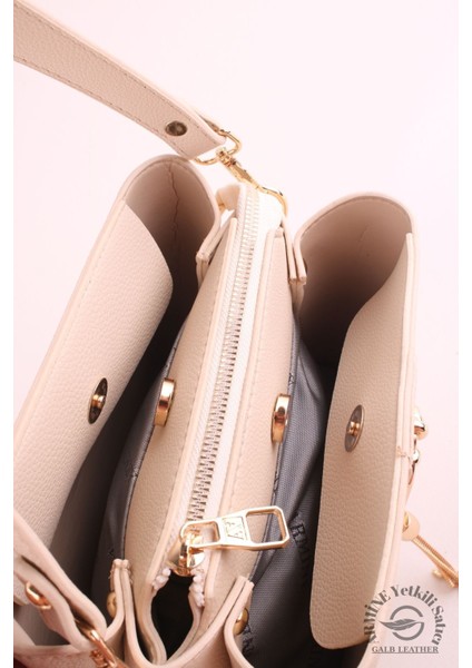 Orijinal Armine Günlük Kullanıma Uygun Premium Kalite Kadın Omuz Çantası 361 Krem +1 fiyatları