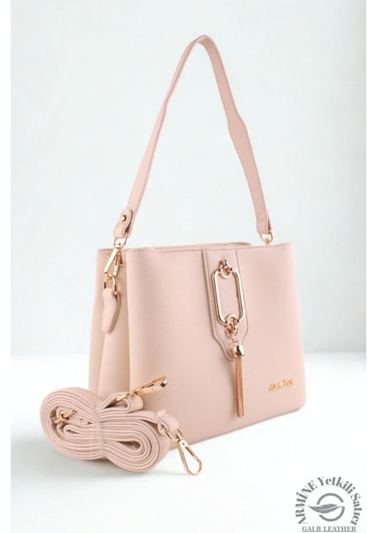 Orijinal Armine Günlük Kullanıma Uygun Premium Kalite Kadın Omuz Çantası 361 Krem +1 indirimleri