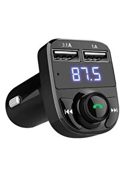 Araç Fm Transmitter Bluetooth 5.0 USB Sd Card Müzik Oto Aksesuar fırsatları