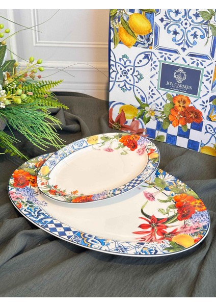 Italy Garden Oval Sunum Tabak 2'li fiyatları