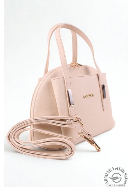 Orijinal Armine Günlük Kullanıma Uygun Premium Kalite Kadın Omuz Çantası Krem 344 fırsatları