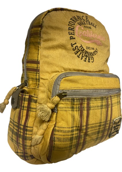 Kaliteli Renkli Vintage Disayn Günlük Sırt Gezi Okul Seyahat Çantası 31 cm x 41 cm modelleri