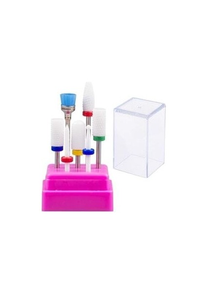 Elektrikli Manikür Makinesi Için Seramik Törpü Yedek Uçları (7 Parça)