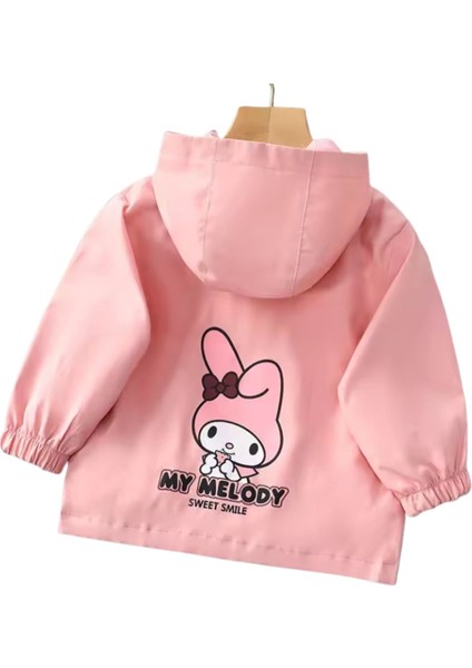 My Melody Çift Taraflı Giyilebilir Şirin Mevsimlik Pembe Kız Çocuk Yağmurluk fiyatları