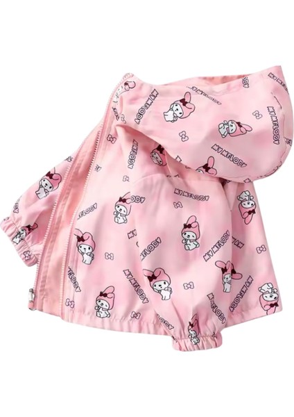 My Melody Çift Taraflı Giyilebilir Şirin Mevsimlik Pembe Kız Çocuk Yağmurluk modelleri