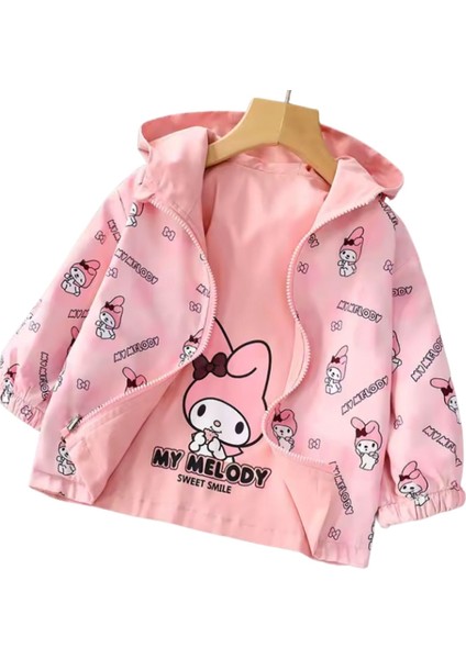 My Melody Çift Taraflı Giyilebilir Şirin Mevsimlik Pembe Kız Çocuk Yağmurluk fırsatları