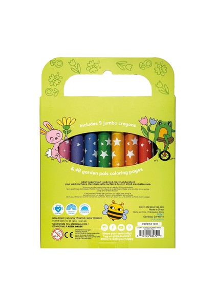 Ooly Carry Along Boyama Seti - Garden Pals modelleri