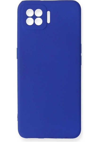 Oppo A73 Kılıf First Silikon - Mavi