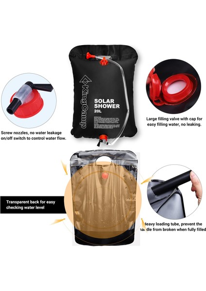 Solar Shower 20 L Kamp Duşu modelleri