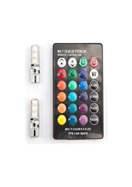 T10 Rgb Kumandalı Park Ampulleri Modlu fırsatları