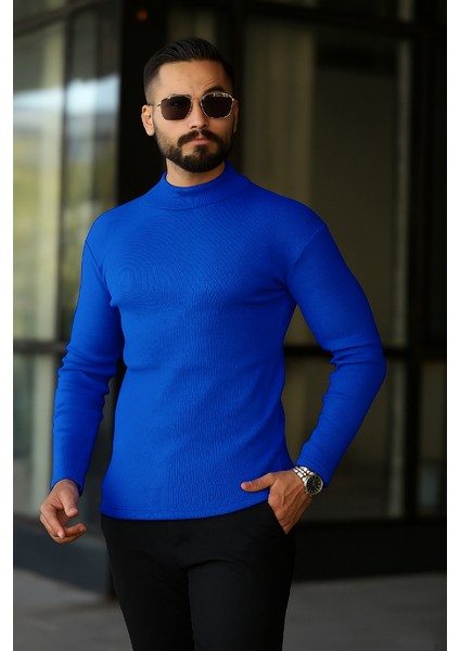 5'li Paket Yarım Boğazlı Erkek Kazak modelleri
