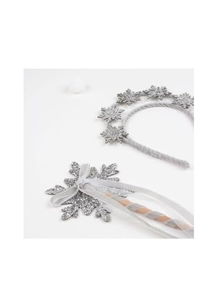 Çocuk Elsa Frozen Pelerin,kristal Taç ve Asası/mavi Renk / 3-10 Yaşlar modelleri