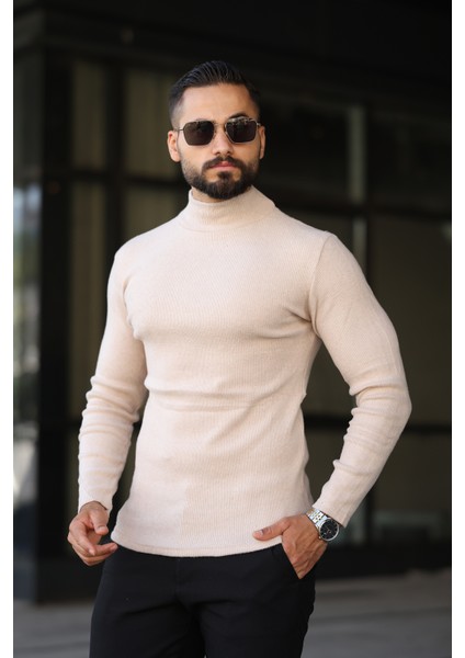 5'li Paket Yarım Boğazlı Erkek Kazak modelleri