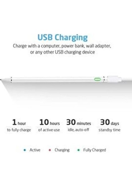 Ipad Iphone Android Uyumlu Pencil Dokunmatik Stylus Kalem fırsatları