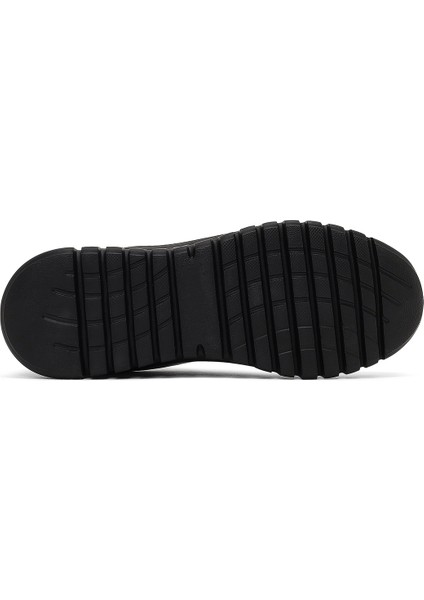 Kadın Siyah Bağcıklı Kalın Tabanlı Deri Sneaker 25AFD501918 fırsatları
