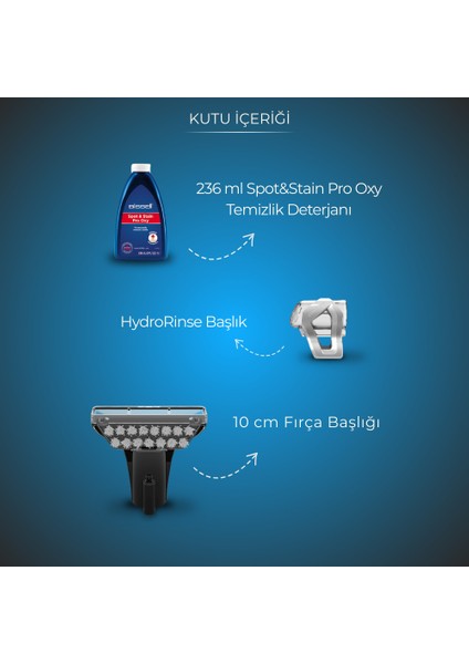 Spotclean Proheat Advanced Koltuk Yıkama ve Leke Çıkarma Makinesi modelleri