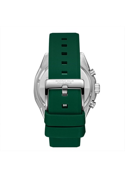 BP3730X.375 Erkek Kol Saati | Koyu Yeşil Silikon Kordon & Gümüş Kasa fırsatları