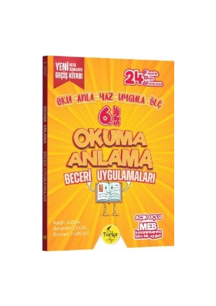 6. Sınıf Okuma Anlama Beceri Uygulamaları