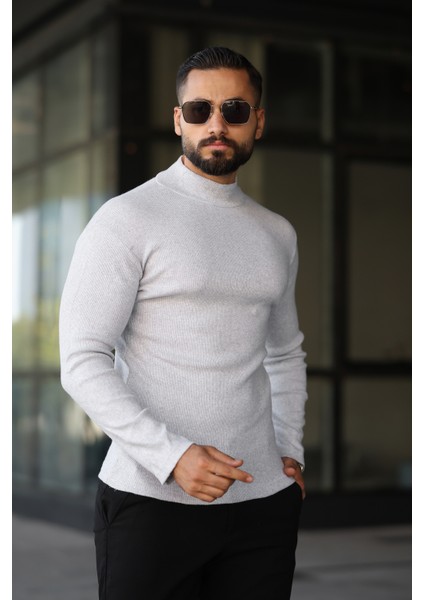 5'li Paket Yarım Boğazlı Erkek Kazak modelleri