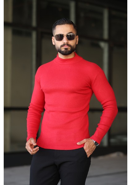 5'li Paket Yarım Boğazlı Erkek Kazak indirimleri